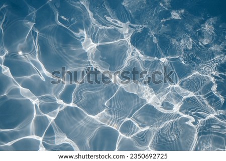 Similar – #A# Poolblau Kunst