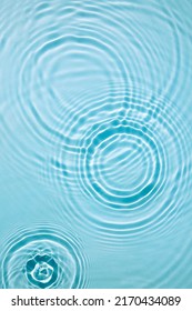 Blue water texture, surface with rings, ripples. Spa concept background - Shutterstock ID 2170434089