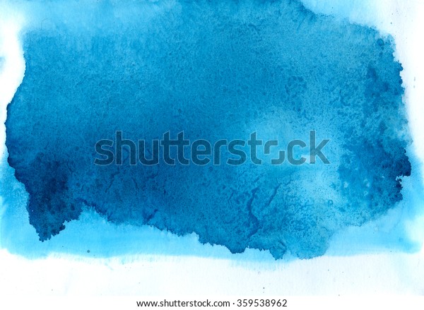 Blue Watercolor Background Textures Backgrounds Stock Photo 359538962 ...