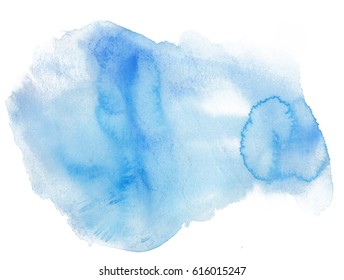 Blue Watercolor Wash