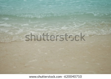 Blue Water,Sea and sand,Beach.