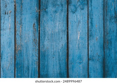 Blue weathered wood panels. Aged wooden background. Hardwood texture. Grunge wood fence. Turquoise wooden wall. Natural background. Textured timber boards. - Powered by Shutterstock