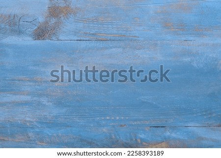 Blue weathered wooden texture as background