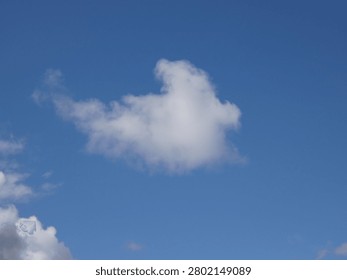 Blue and White Clouds in the Sky during spring Period in Belarus 2026