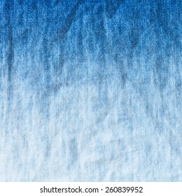 blue   white gradient denim jean    textile background close up