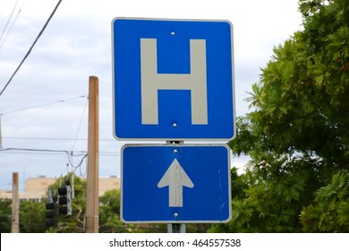 Hospital Road Sign Images, Stock Photos & Vectors | Shutterstock