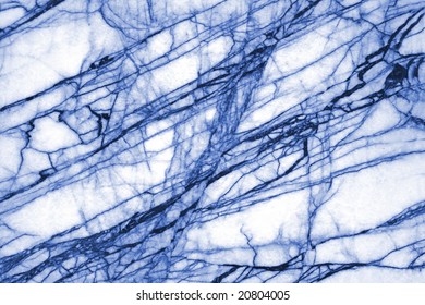 Blue And White Marble Background