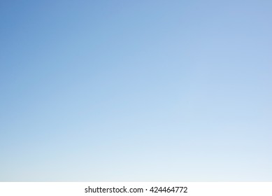 Blue white sky gradient cloudless without clouds