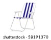 camping chair isolated