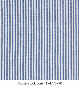 blue  and white stripes  fabric closeup , tablecloth texture - Shutterstock ID 174775790
