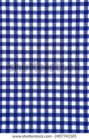 blue white tablecloth pattern lines. Gingham seamless pattern. strokes texture for textile shir plaid, tablecloth, cloth, blanket, paper, makeup. checkered print. christmas background. happy new year