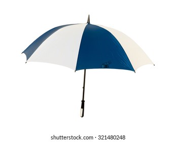 Blue And White Umbrella