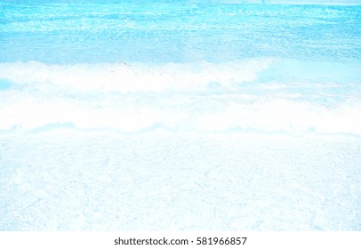 Blue and white waves background