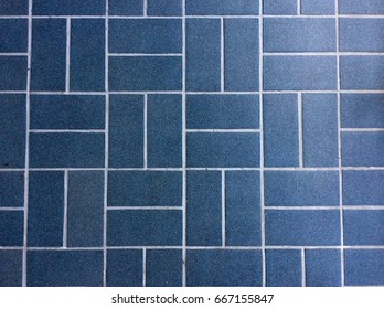 Blue Wire Tile Floor Tile