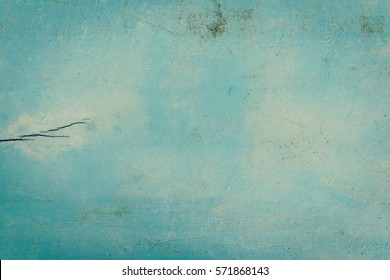 Blue Wood Pastel Color Background With Space