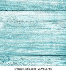 Blue Wood Planks  Background. - Shutterstock ID 299613785
