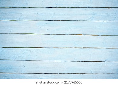 Blue Wood Texture Background, Natural Pattern. Pastel Blue Wood Plank.