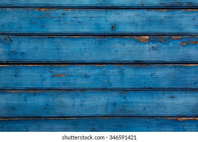 Blue Wooden Background