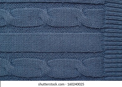 Blue Wool Texture