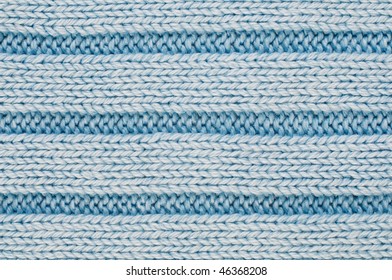 Blue Wool Texture Or Background