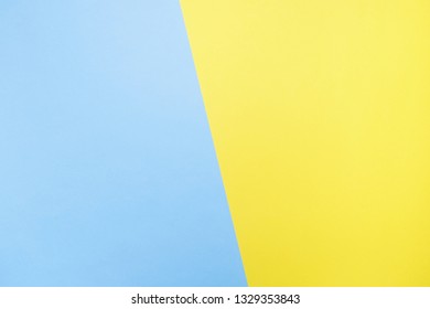 Blue and yellow background. Paper texture - Shutterstock ID 1329353843