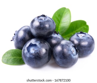 blueberries isolated 