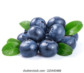 Blueberries Isolated 