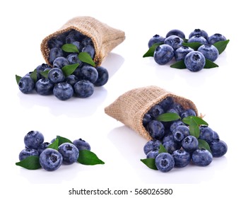 Blueberries Isolated