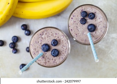 Blueberry And Banana Smoothie