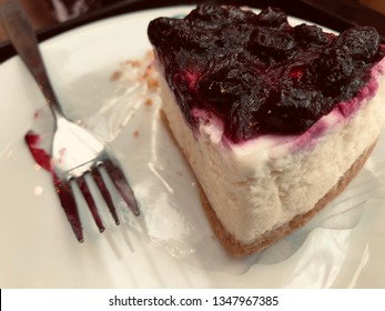 Blueberry Cheesecake At Nimman Chiang Mai