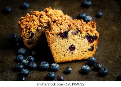 Blueberry Coffee Cake With Fresh Blueberries