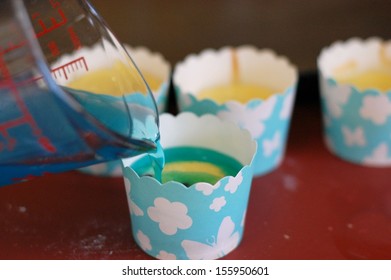 Blueberry Lemon Jello Cupcakes 