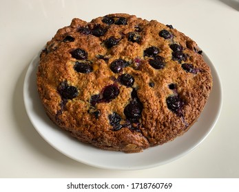 Blueberry And Lemon Scone Cake