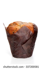 Blueberry Muffin On White Background