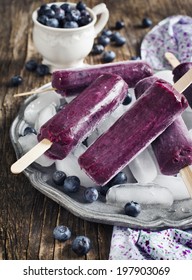 Blueberry Popsicle.