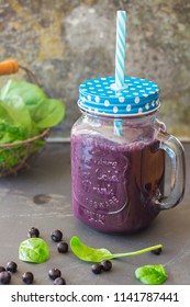 Blueberry And Spinach Smoothie