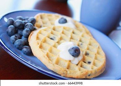 Blueberry Waffles