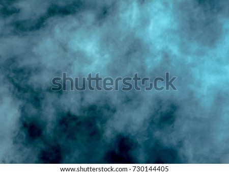 Blue/Grey Smoke on Black Background