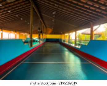 Bluer Bocce Court, Concrete Court