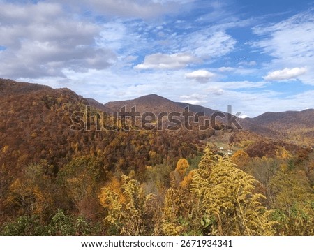 Blueridge Mountains in the Fall