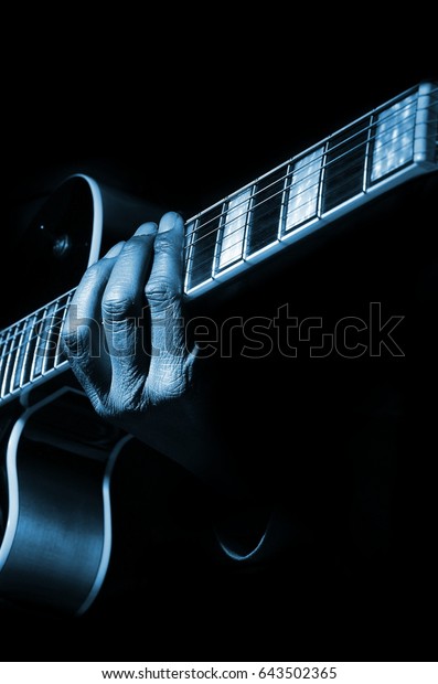 dark blues guitar