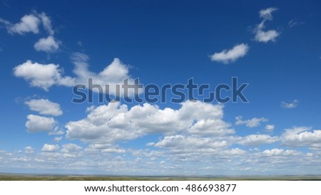 bluesky and white clouds
