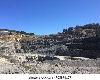 A bluestone quarry