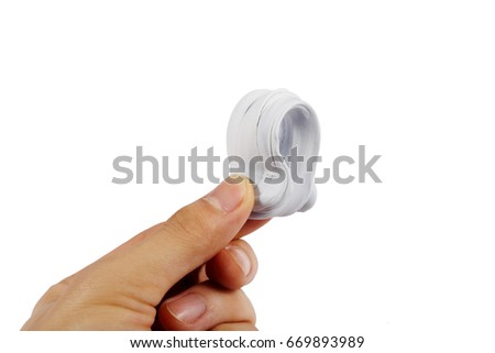 blue-tack rubber