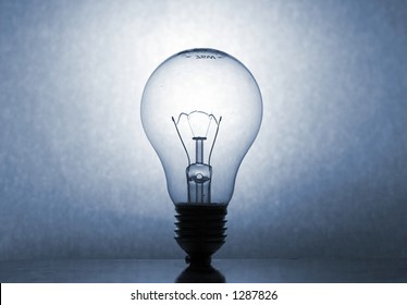 blue-tone Lightbulb