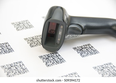 Bluetooth Barcode and QR Code Scanner - scan QR and Barcode in paper.
QR Code - contain no data, insulting words, names, links to websites or products.