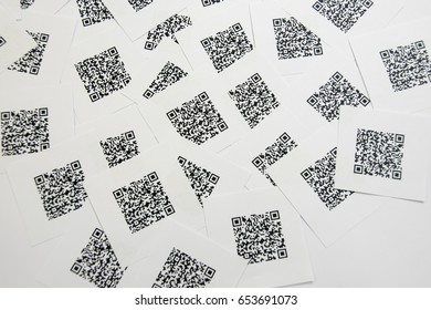 Bluetooth Barcode and QR Code Scanner - scan QR and Barcode in paper. QR Code - contain no data, insulting words, names, links to websites or products.