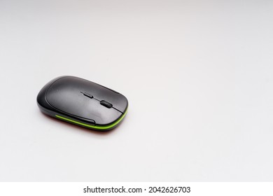 A Bluetooth Mouse On A White Background