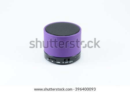 Bluetooth Speaker isolated on white