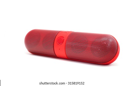 Bluetooth Speaker On  White Background